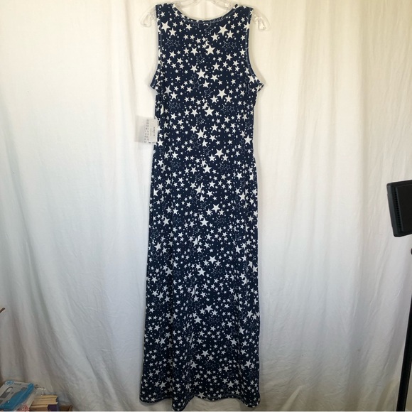 NWT LuLaRoe Star Print Dani Dress Sz Lg - Picture 2 of 6